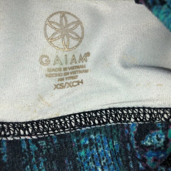 Gaiam Blue Black Sports Bra‎ XS - Picture 10 of 13